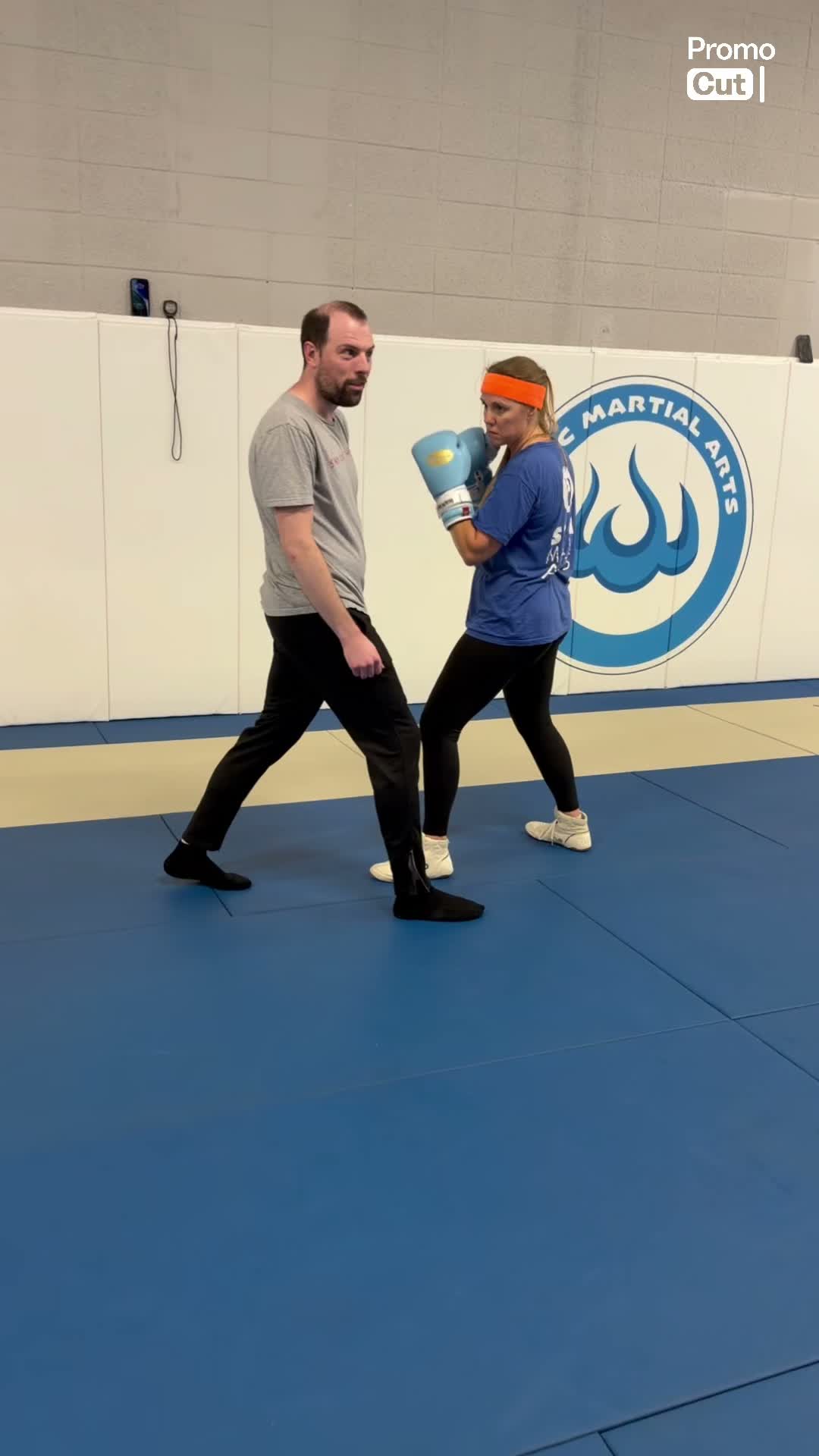 Boxing training at Stoic Martial Arts in Chanhassen, Minnesota